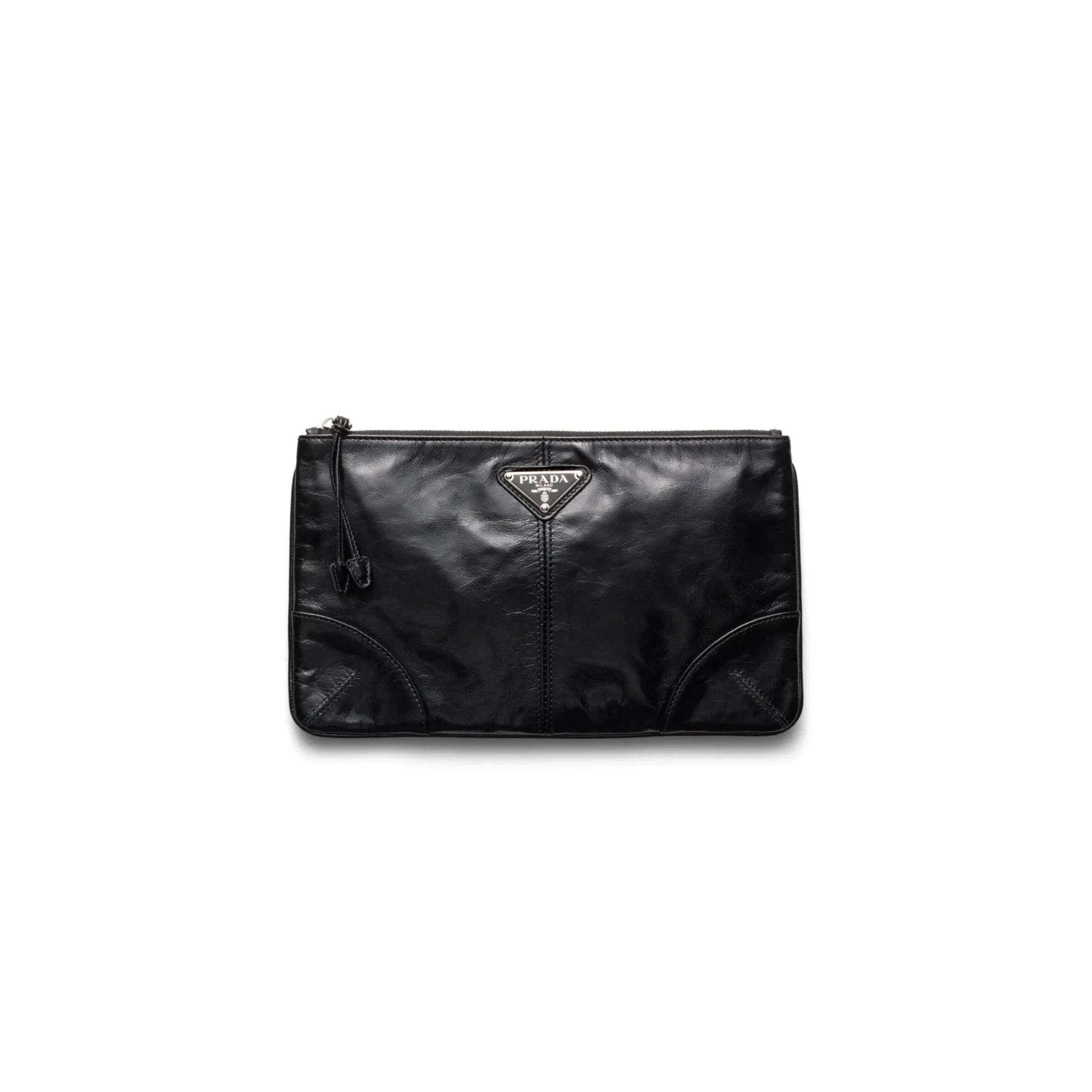 PRADA LEATHER POUCH 2MB052 (24*14.5cm) 